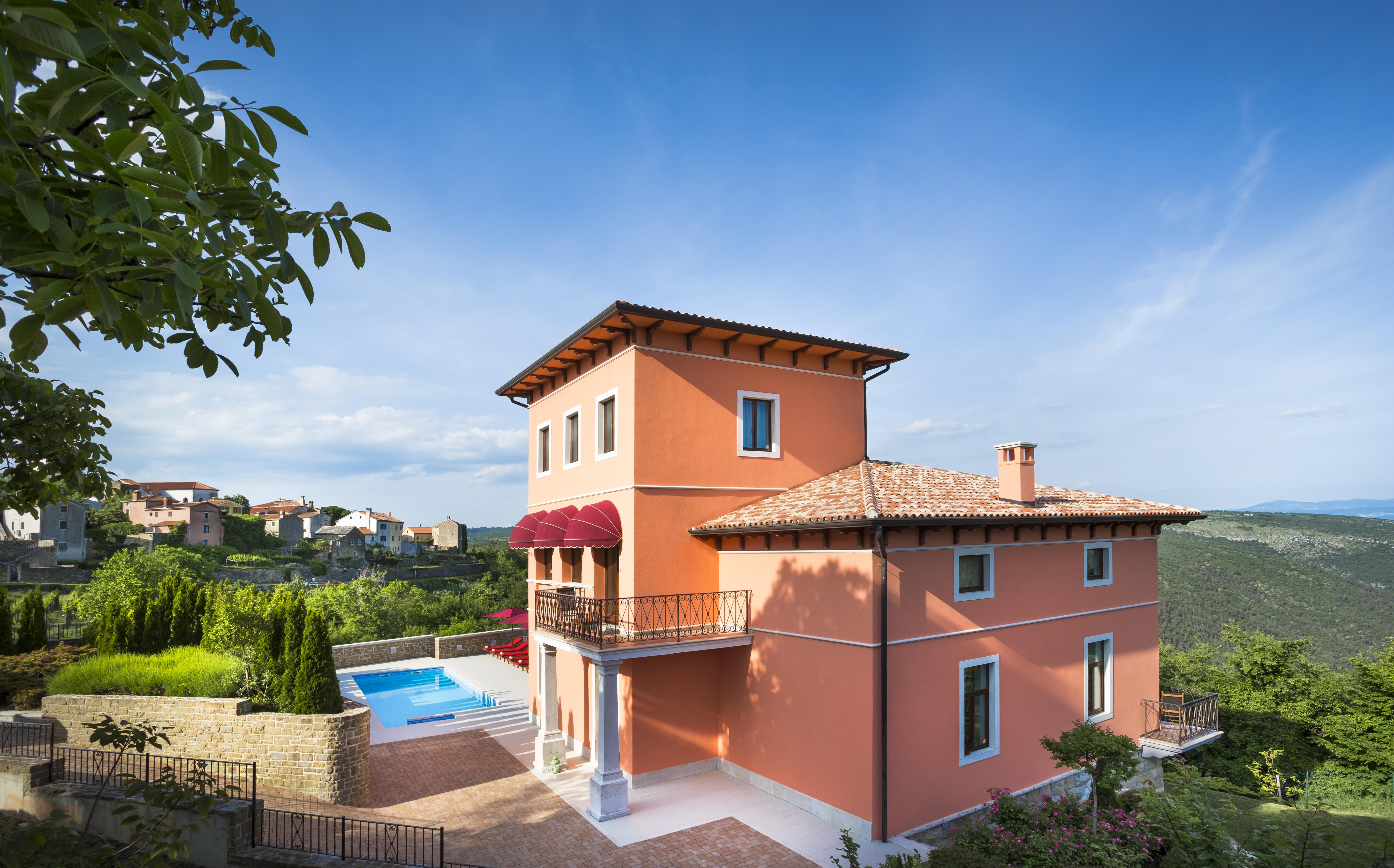 Palazzo Angelica B&B Adults Only Oprtalj Exterior foto